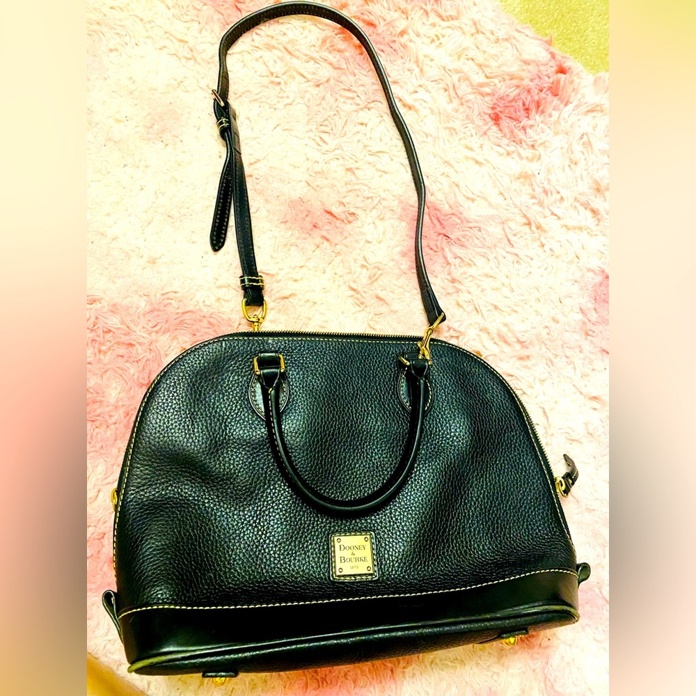 Dooney & Bourke Pebble Zip Zip Satchel